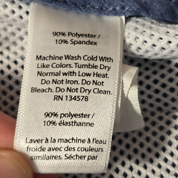 Vineyard Vines Shorts Mens 38 Blue Performance Breaker Stretch Golf Preppy - Picture 5 of 12